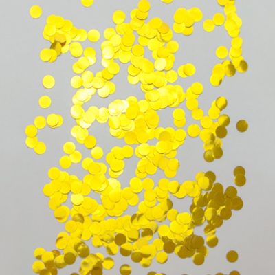 Gold-Konfetti 1,5 cm rund 30g
