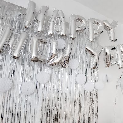 Folienballons „HAPPY NEW YEAR 2022“ 30 cm silber