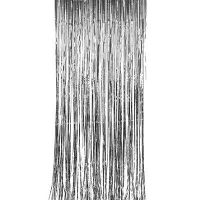 Folien-Silbervorhange 1m x 2m